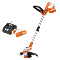 Trimmer de tuns gazon/iarba pe acumulator Ruris 2024e Power Alfa UP, 20 V, latime taiere 30 cm, protectie plante, include: incarcator + acumulator 20 V 4.0 Ah