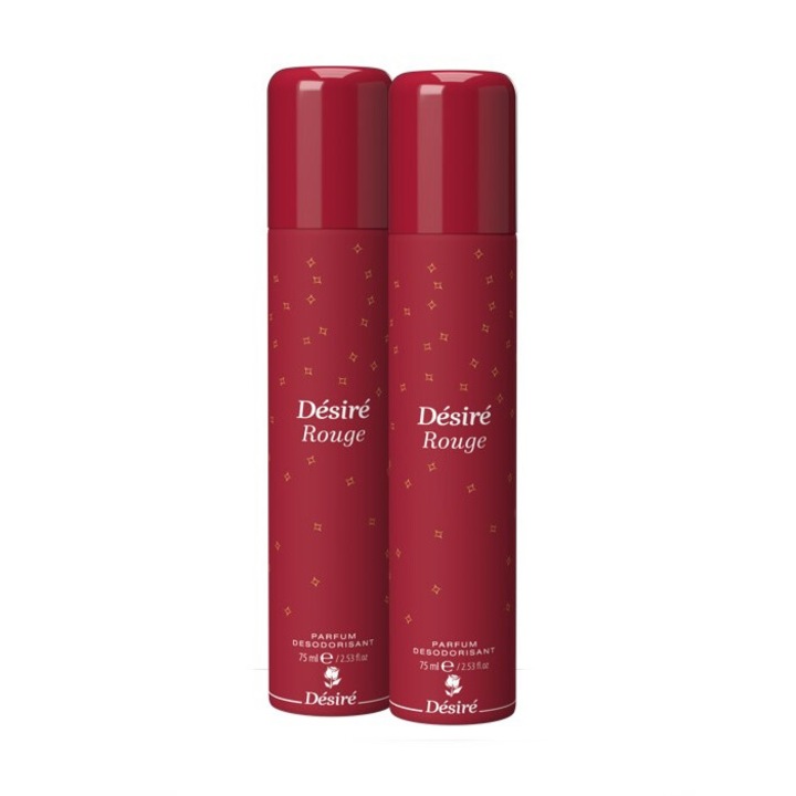 2 db Desire Rouge női dezodor parfüm készlet 75 ml