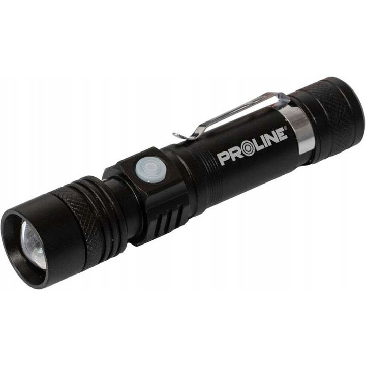 Proline LED фенер, 300 лумена, увеличение, 3 режима на светене, USB-C, 1200mAh батерия