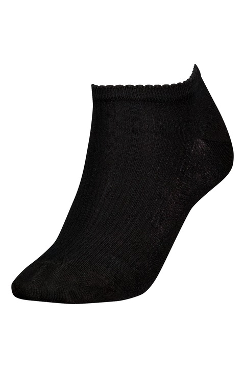 Tommy Hilfiger, Sosete pana la glezna din amestec de lyocell, Negru