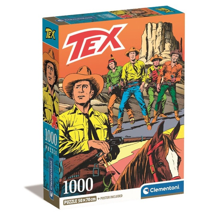 Clementoni 1000 db-os puzzle - High Quality Collection - Tex (39840)