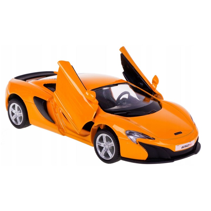 Кола играчка, Daffi, Пластмаса/Метал, Ръчна, модел Макларън, Оранжево