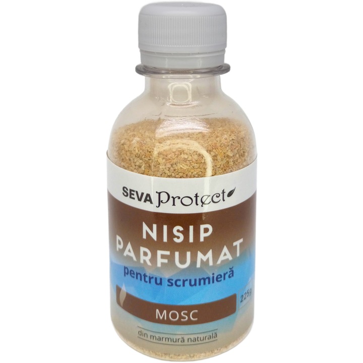 Natúr márvány illatú granulátum hamutartóhoz pézsma illóolajjal, 225g, Seva Protect