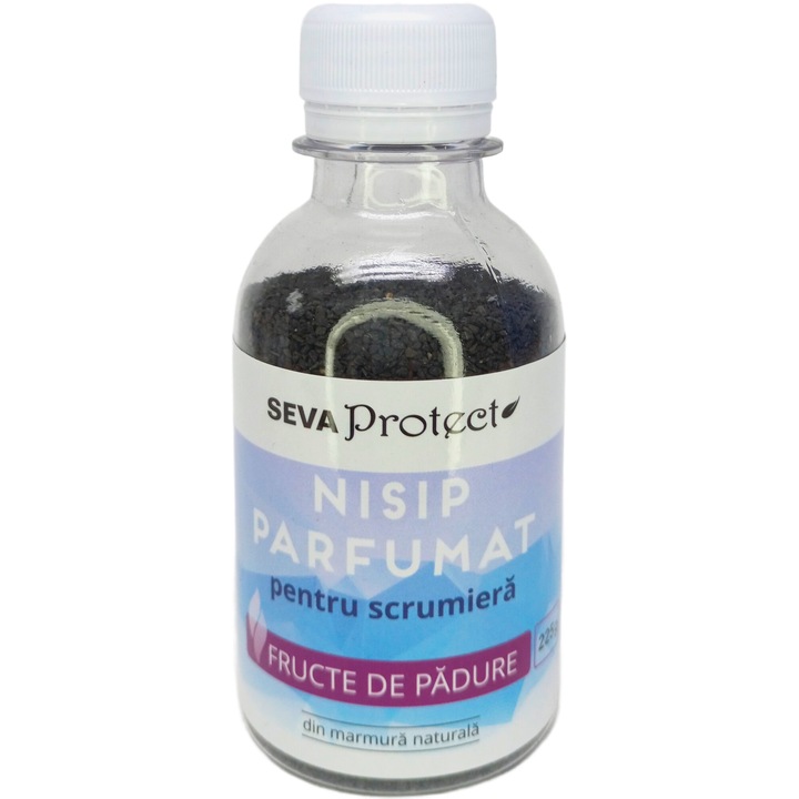 Természetes illatú márvány granulátum hamutartóhoz természetes erdei gyümölcs olajjal, 225g, Seva Protect