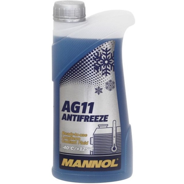 Antigel Mannol AG11, protectie -40°C, 1L, albastru