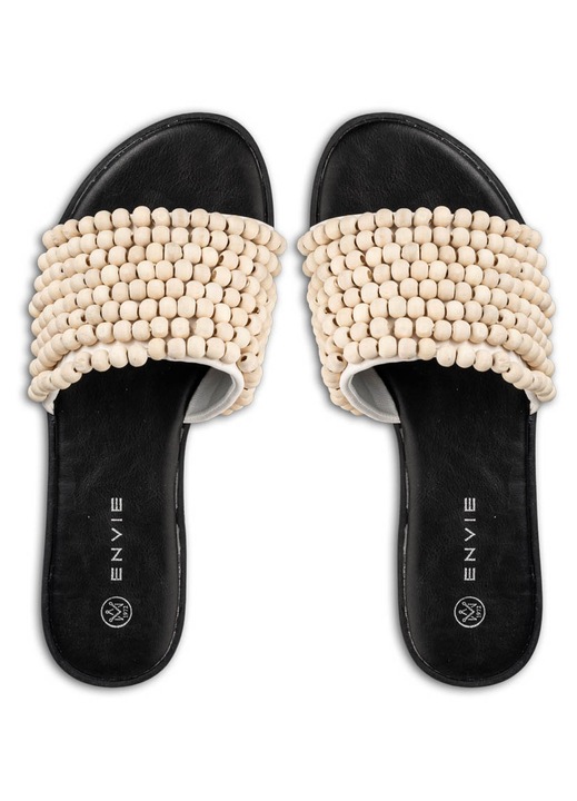 Sandale dama, Envie Shoes, Crem, Crem, 38