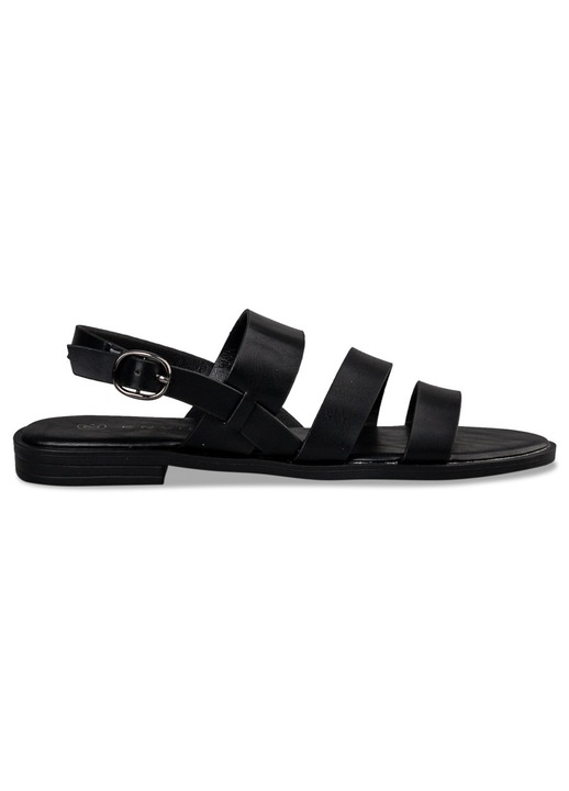 Sandale dama, Envie Shoes, Piele ecologica, Negru, 38 EU
