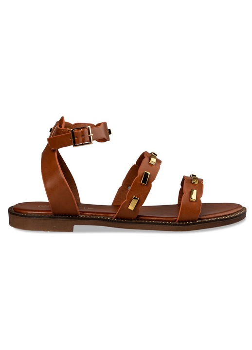 Sandale dama, Envie Shoes, Piele ecologica, Maro, 37 EU
