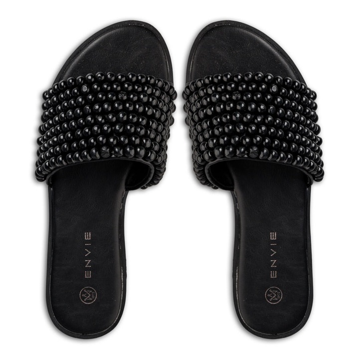 dama, Envie Shoes, Piele ecologica, Negru, Negru