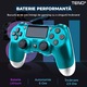 Controller Wireless DoubleShock Teno®, compatibil cu PS4, joystick-uri analog, vibratie dubla, baterie performanta, verde
