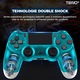 Controller Wireless DoubleShock Teno®, compatibil cu PS4, joystick-uri analog, vibratie dubla, baterie performanta, verde