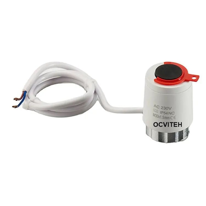 Actuator electric termic OCVITEH ® pentru incalzire in pardoseala M30x1,5 mm