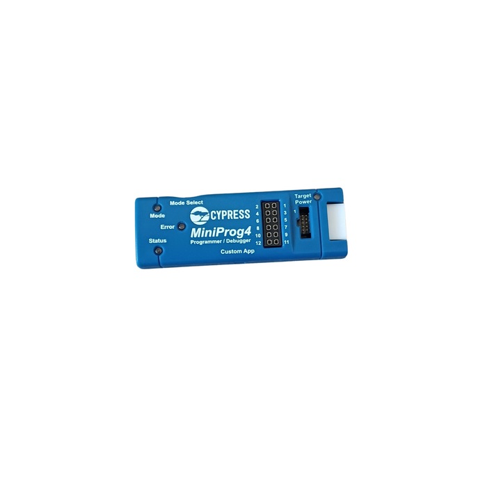 CYPRESS MiniProg4 programozó és CY8CKIT-005 hibakereső készlet