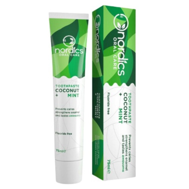 Antik fogkrém kókusszal és mentával, Bio, 75 ml, Nordics