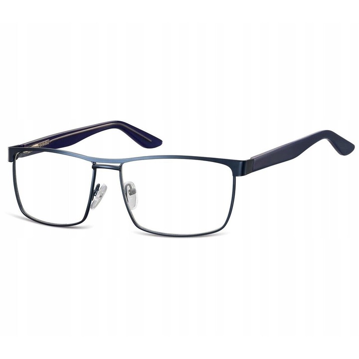 Ochelari de vedere Sunoptic 880A, rama metalica, lentile interschimbabile, granat mat, 60x16x145mm