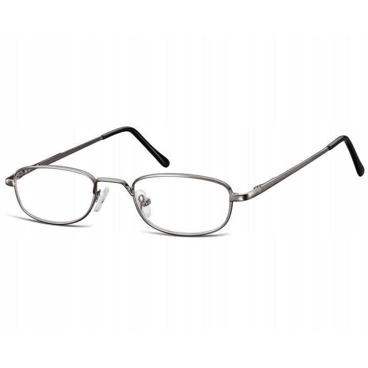 Ochelari de vedere unisex, Sunoptic 784A, rama metalica, flexibili, grafit, 48x21x138mm