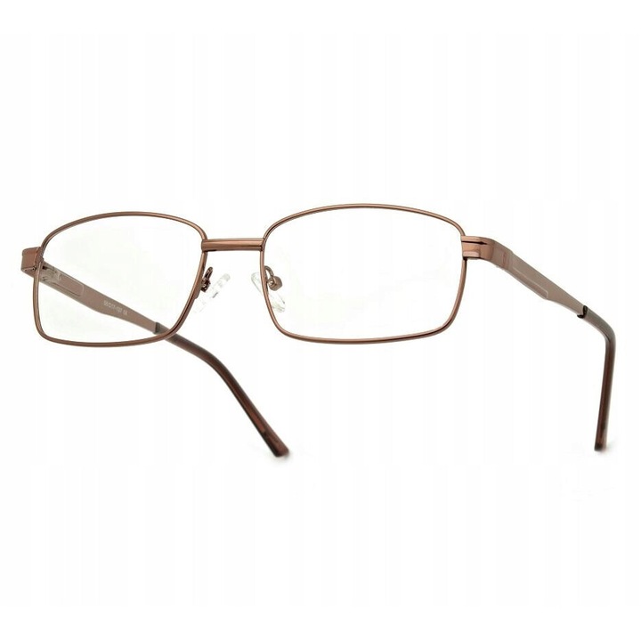 Ochelari de vedere Sunoptic 639C, rama metalica, flexibili, maro, 55x17x137mm