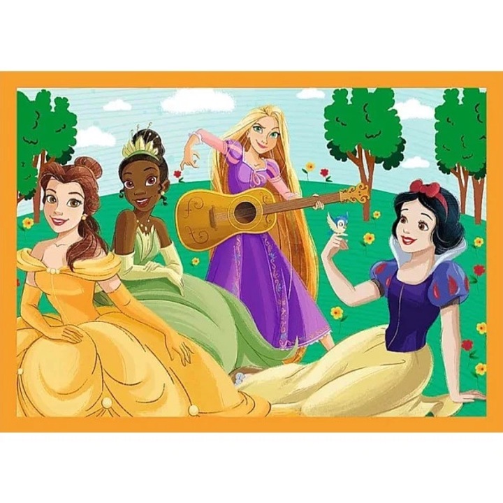 Trefl 4 az 1-ben puzzle (35,48,54,70 db-os) - Disney Princess - Fairy Tales Stories (34651)