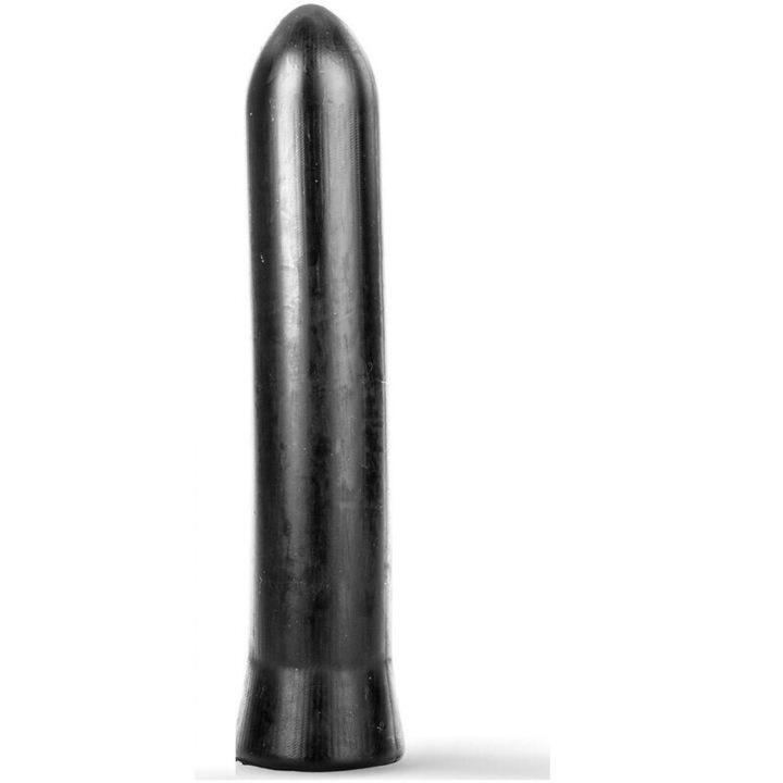 Изцяло черен вибратор, Гъвкав, 22x5 см