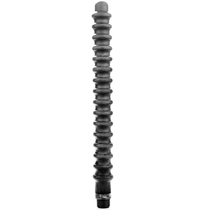 Dus anal All Black, silicon, flexibil, 28.5x2-3cm, negru