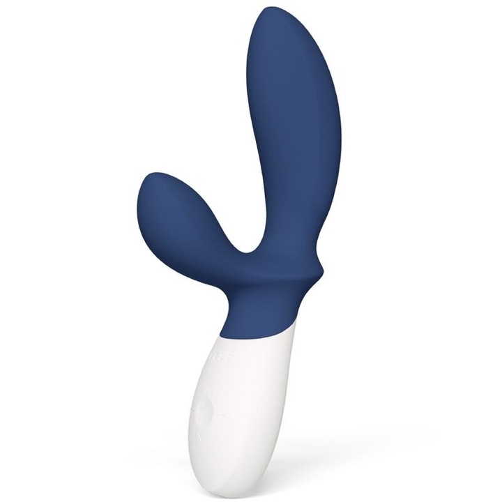 Lelo prosztata stimulátor, LOKI Wave 2, 12 vibrációs mód, szilikon, kék, 91x42x196mm