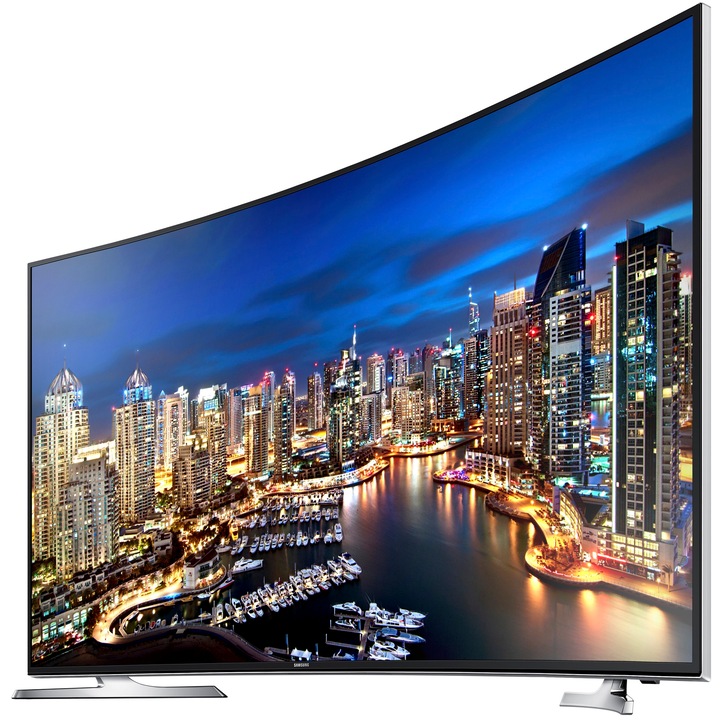 Televizor Smart LED Samsung, Curbat, 138 cm, 55HU7100, Ultra HD 4K