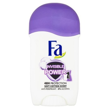 Deodorant Stick Anti-perspirant Fa Invisible Power, 50 ml Deodorant Stick Anti-perspirant Fa Invisible Power, 50 ml
