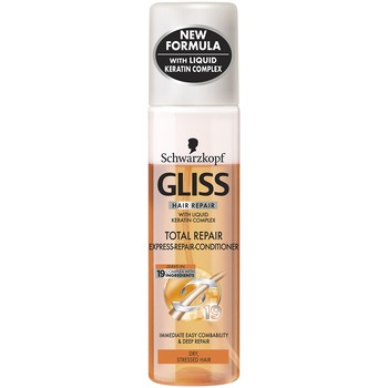Balsam spray express Gliss Total Repair 19, 200 ml Balsam spray express Gliss Total Repair 19, 200 ml