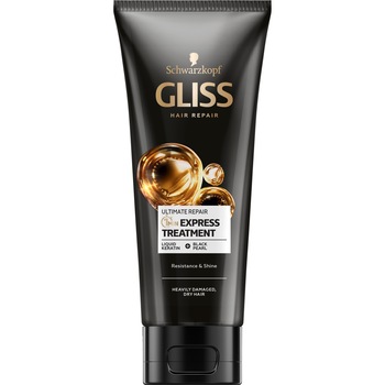 Tratament expres Gliss 1 Minut Ultimate Repair, pentru par foarte deteriorat si uscat, 200 ml Tratament expres Gliss 1 Minut Ultimate Repair, pentru par foarte deteriorat si uscat, 200 ml