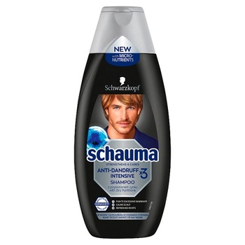 Sampon antimatreata intensiv pentru barbati Schauma 3 in 1 cu Zinc Pyrithione, fara silicon, 400ml Sampon antimatreata intensiv pentru barbati Schauma 3 in 1 cu Zinc Pyrithione, fara silicon, 400ml