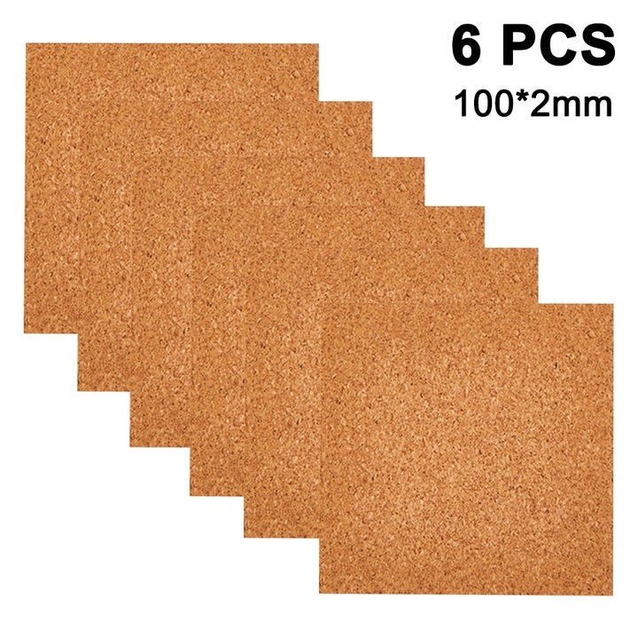 6 db parafa üvegtartó készlet, 10x0,2cm, otthonra, étterembe, irodába