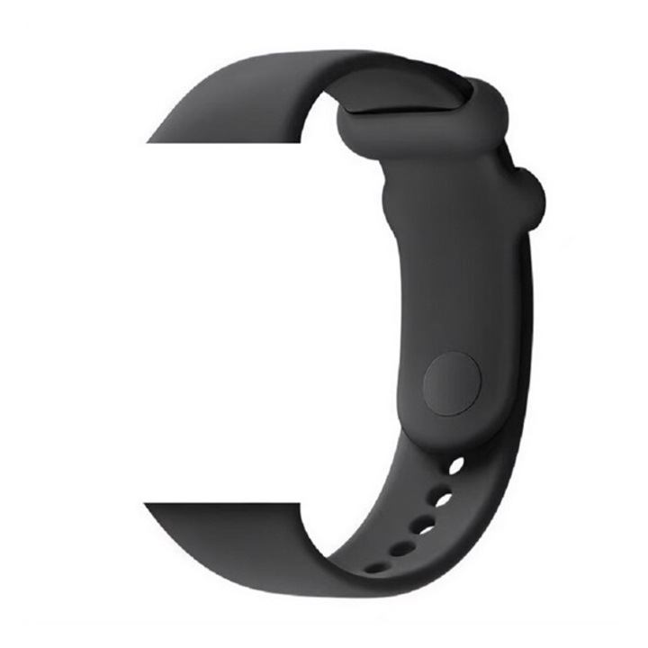 Devia deluxe sport pótszíj, egyedi méret, szilikon, állítható, fekete, kompatibilis: Xiaomi Redmi Watch 4