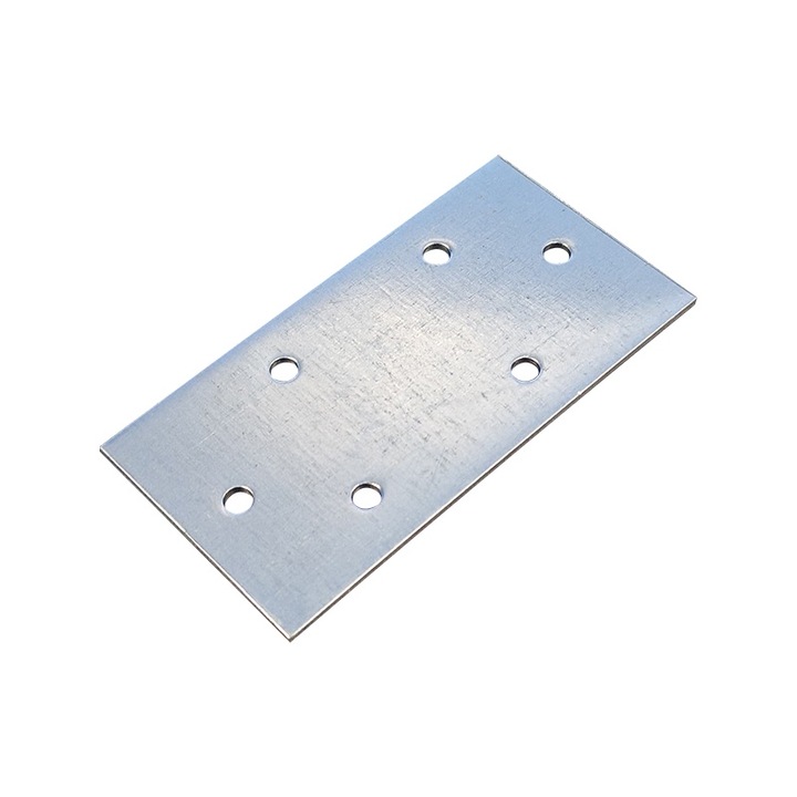 Jobb oldali rögzítőlap, BAS, 50 x 96 x 2 mm, 100 db / készlet