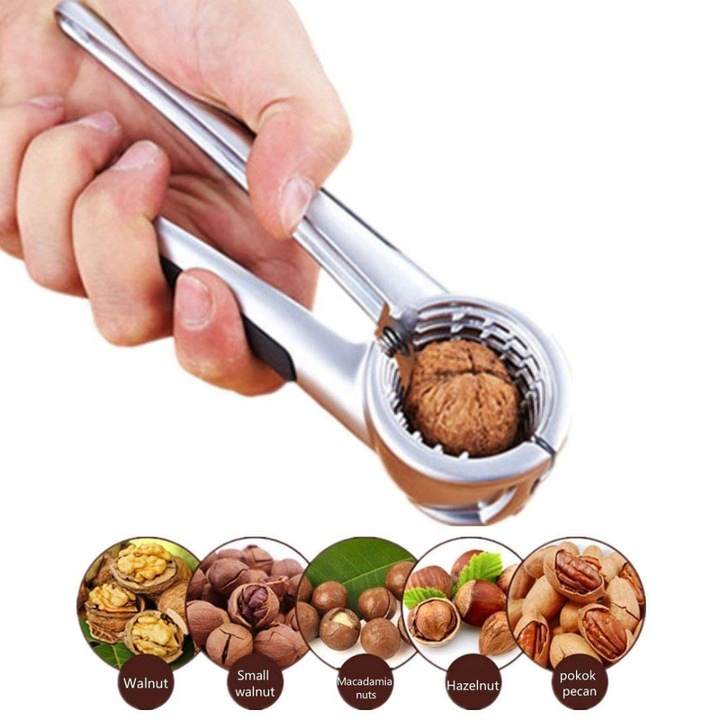 Лешникотрошачка, Cozevdnt, сплав, сребрист, 15.5 см