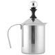 Enforose kézi tejhabosító, rozsdamentes acél, dupla hálós habosító, ergonomikus fogantyú, 400 ml