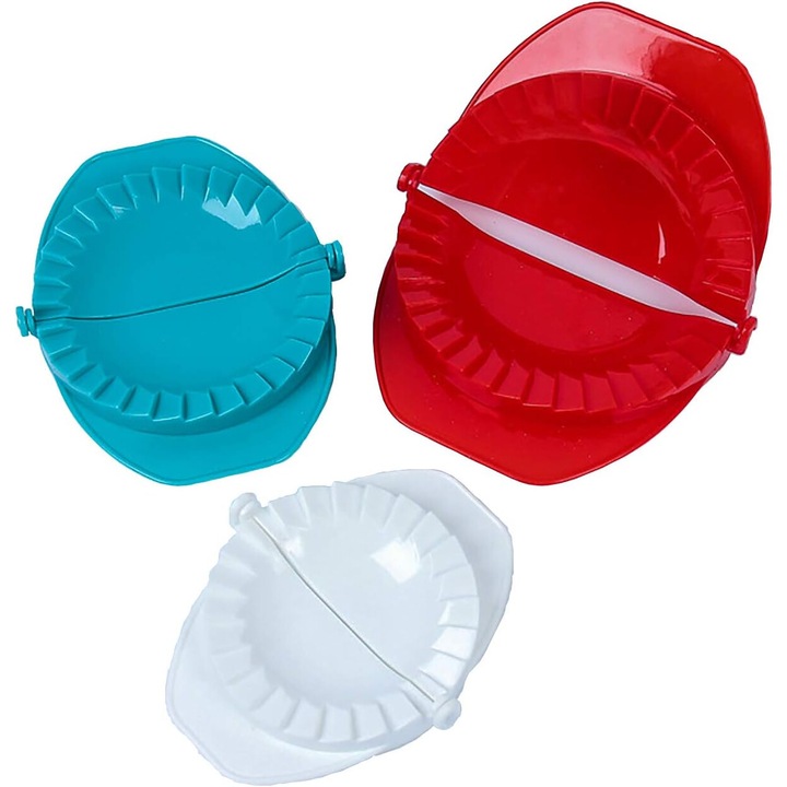 Set de 3 ustensile de bucatarie pentru presat aluat, AMRINUGL, margine decorativa, usor de curatat, dimensiuni variate