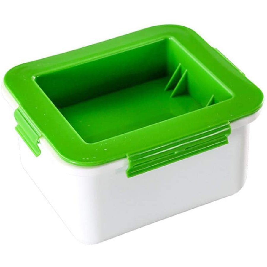 Presa pentru Tofu, 12.8x12.8x9.1cm, material PP, compacta, usor de Presa pentru Tofu, 12.8x12.8x9.1cm, material PP, compacta, usor de