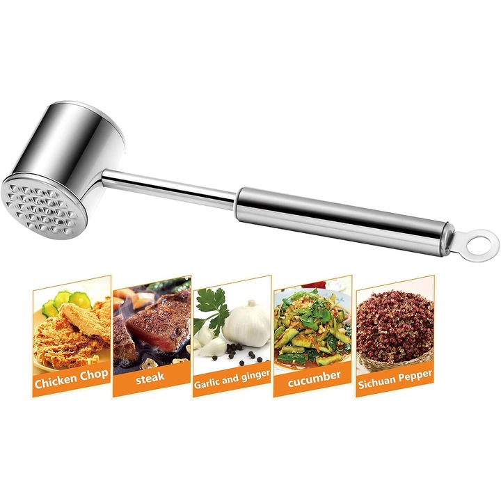 Ciocan de fragezit carne Enforose, design rezistent, utilizare duala, manere ergonomice, 30x10cm