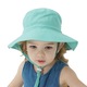 Palarie de soare pentru copii, protectie UV UPF 50+, bumbac, cu boruri largi, marin, set