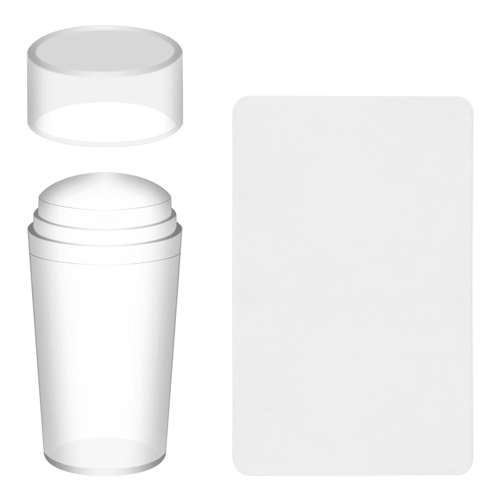 Stampila transparenta cu doua capete AMRINUGL, 2.8cm, pentru arta unghii