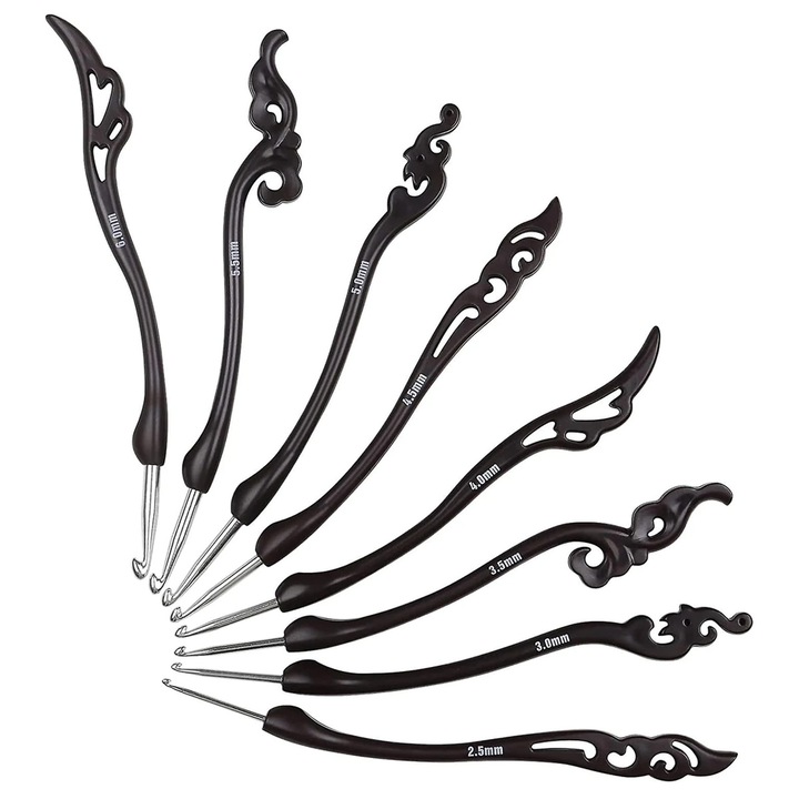 Set de crosete ergonomice AMRINUGL, design confortabil, capete netede