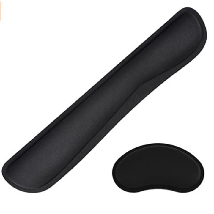 Suport incheietura tastatura si mouse, spuma memorie, negru