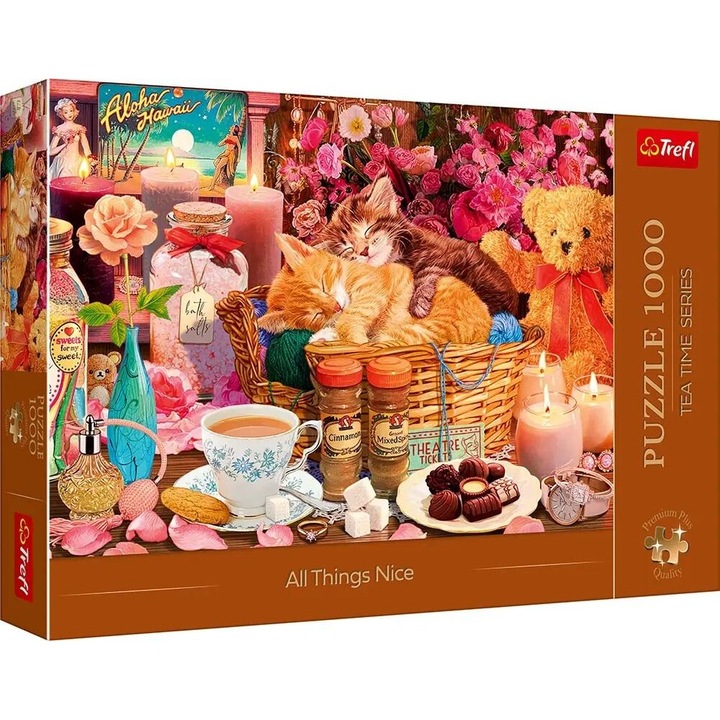 Trefl 1000-db-os Premium Plus puzzle - Tea Time - Minden szép (10802)