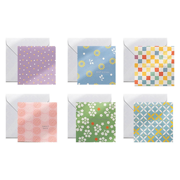 Set 24 Felicitari Handmade cu Design Turn de Macarons, Carton FSC, 3D, Ocazie Absolviri