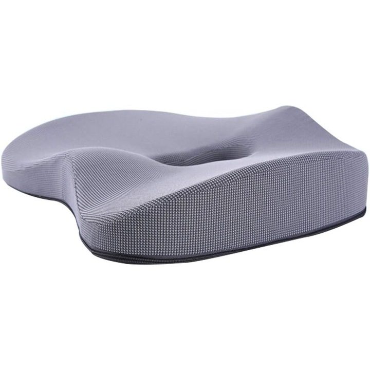 Perna ergonomica adaptiva AMRINUGL, spuma cu memorie cu revenire lenta, design ortopedic, material respirabil, 100x50cm