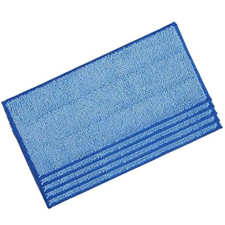 Set 5 Lavete Reutilizabile BGHYHYHI pentru mop WetJet Wood, Albastru