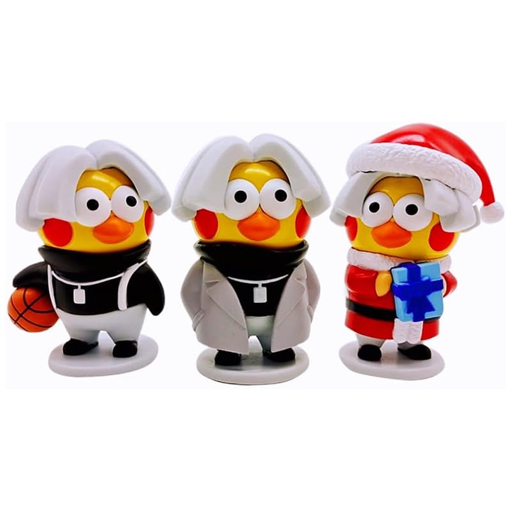 3 db-os irodai figura szett, Cozevdnt, tarka