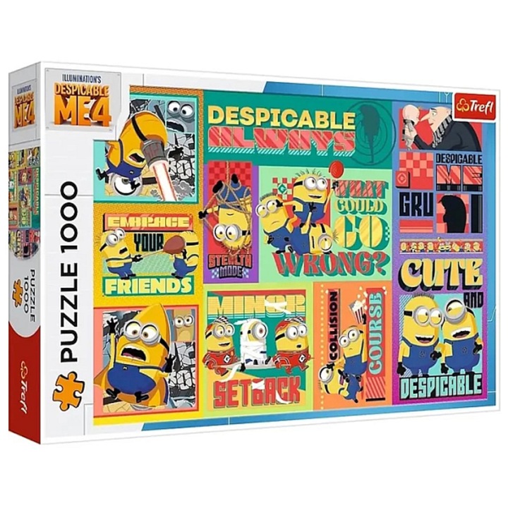 Puzzle 1000 darab Trefl, minions