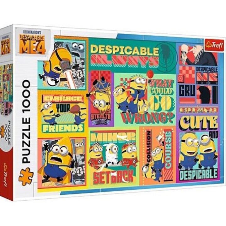 TREFL 1000 el. el. Szalone przygody Minionków [PUZZLE]