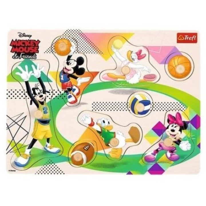 Пъзел Trefl, Мики и приятели, 30x22см